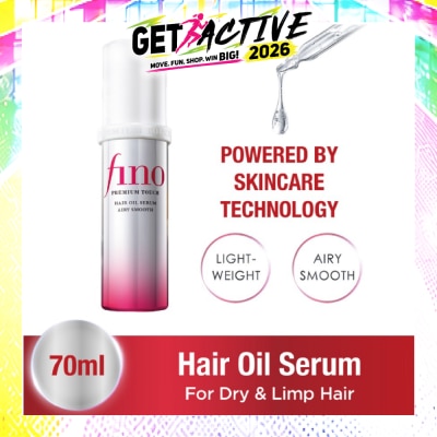 FINO - Premium Touch Hair Oil Serum Airy Smooth (For Flat, Dry & Frizzy Hair) 70ml image