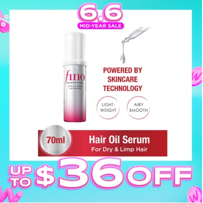 FINO - Premium Touch Hair Oil Serum Airy Smooth (For Flat, Dry & Frizzy Hair) 70ml