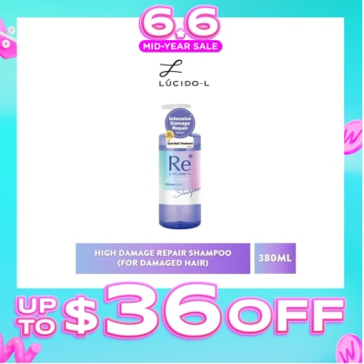 LUCIDO-L - Re* High Damage Repair Shampoo (For Damaged Hair) 380ml