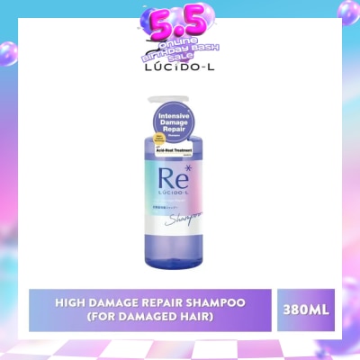 LUCIDO-L - Re* High Damage Repair Shampoo (For Damaged Hair) 380ml