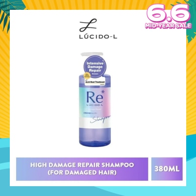 LUCIDO-L Re* High Damage Repair Shampoo (For Damaged Hair) 380ml