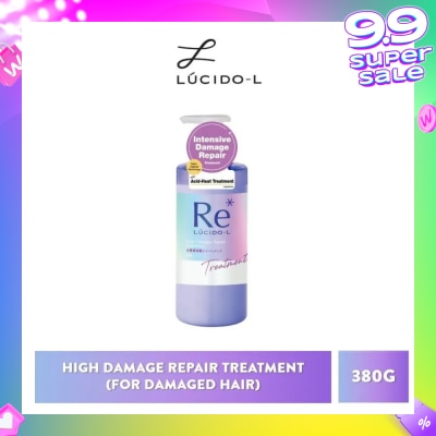 LUCIDO-L Re* High Damage Repair Treatment (For Damaged Hair) 380g