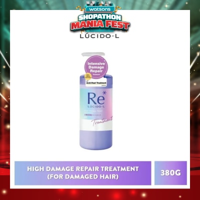 LUCIDO-L - Re* High Damage Repair Treatment (For Damaged Hair) 380g