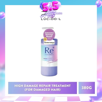 LUCIDO-L - Re* High Damage Repair Treatment (For Damaged Hair) 380g
