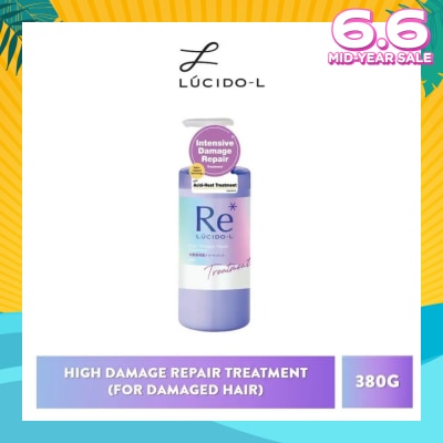 LUCIDO-L Re* High Damage Repair Treatment (For Damaged Hair) 380g
