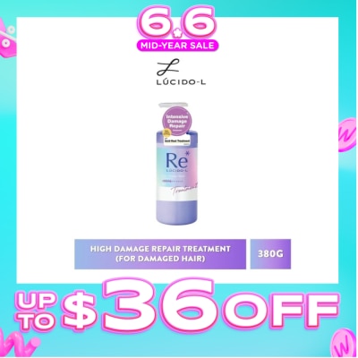 LUCIDO-L - Re* High Damage Repair Treatment (For Damaged Hair) 380g