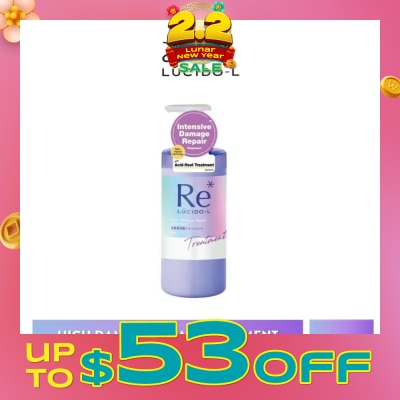 LUCIDO-L Re* High Damage Repair Treatment (For Damaged Hair) 380g