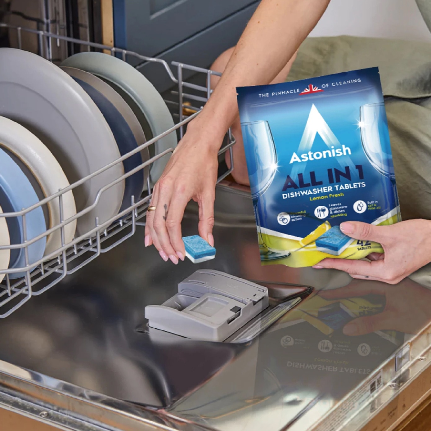 All-in-1 Dishwasher Tablet Lemon Fresh 42s