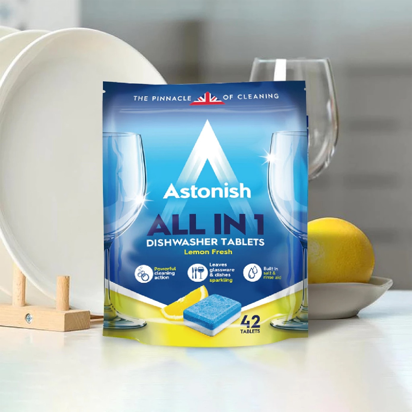 All-in-1 Dishwasher Tablet Lemon Fresh 42s