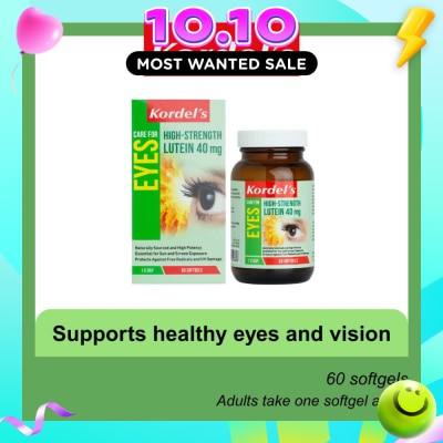 KORDEL'S High Strength Lutein 40mg 60s image