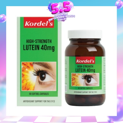 KORDEL'S - High-Strength Lutein 40mg 60s