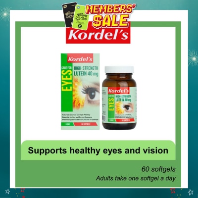 KORDEL'S - High-Strength Lutein 40mg 60s