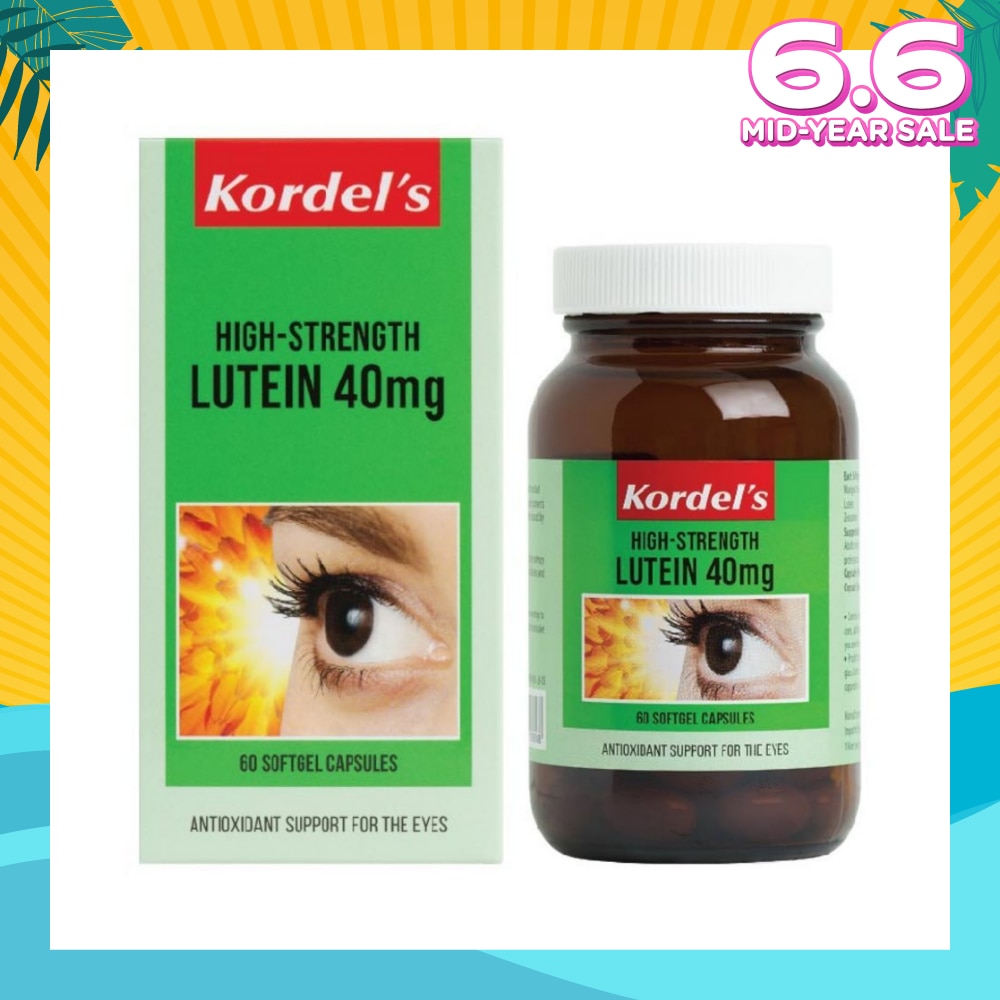 High-Strength Lutein 40mg 60s