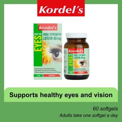 KORDEL'S - High-Strength Lutein 40mg 60s