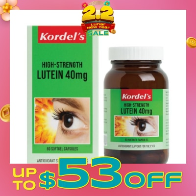KORDEL'S High-Strength Lutein 40mg 60s