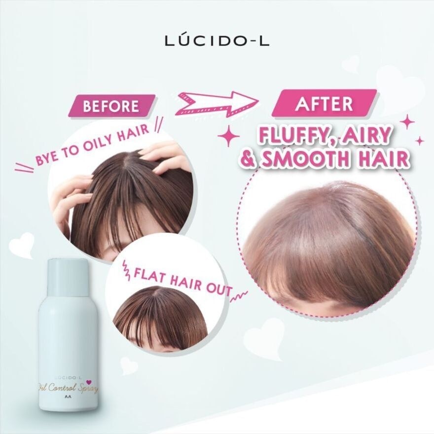 Oil Control Hair Spray Clear Fruity (Fluffy, Airy & Smooth Hair) 70g