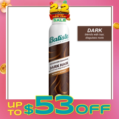 BATISTE Dry Shampoo Dark 200ml