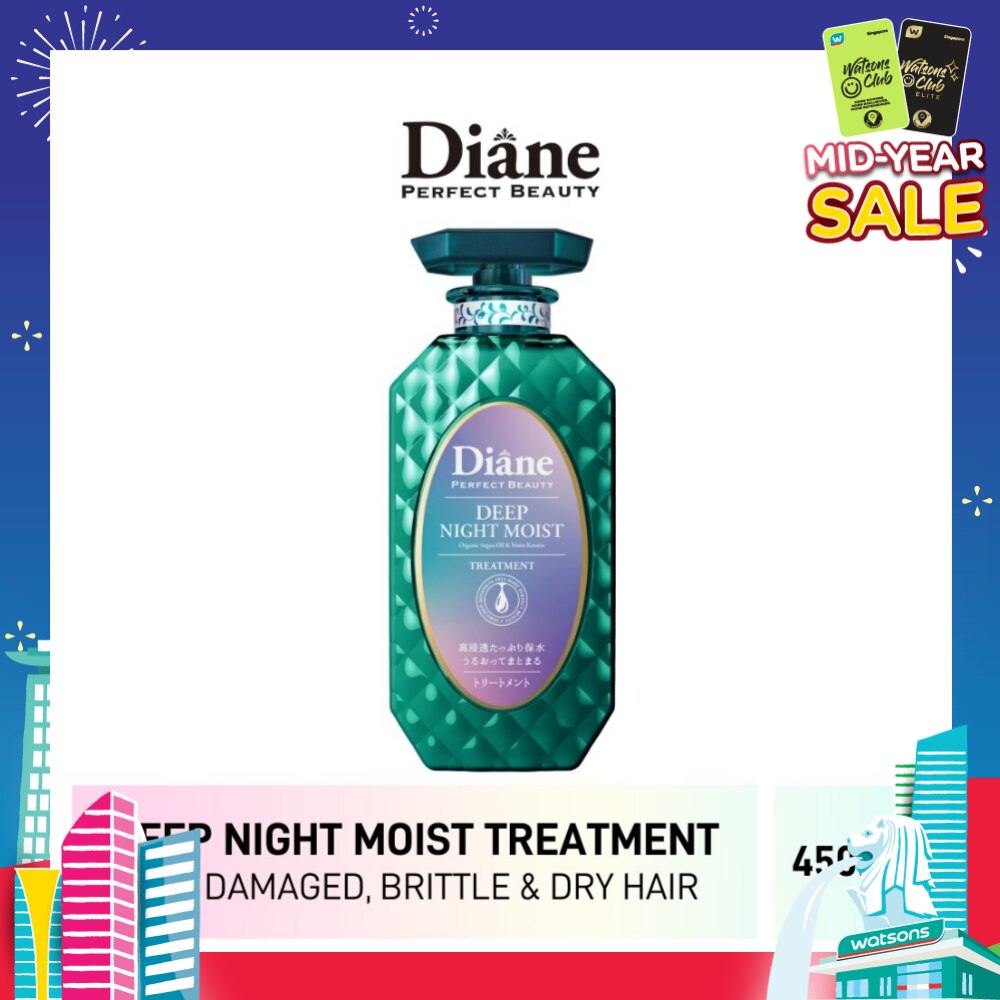 Perfect Beauty Deep Night Moist Treatment (Cleanse & Nourish Scalp + Repairs Brittle + Damaged Hair) 450ml