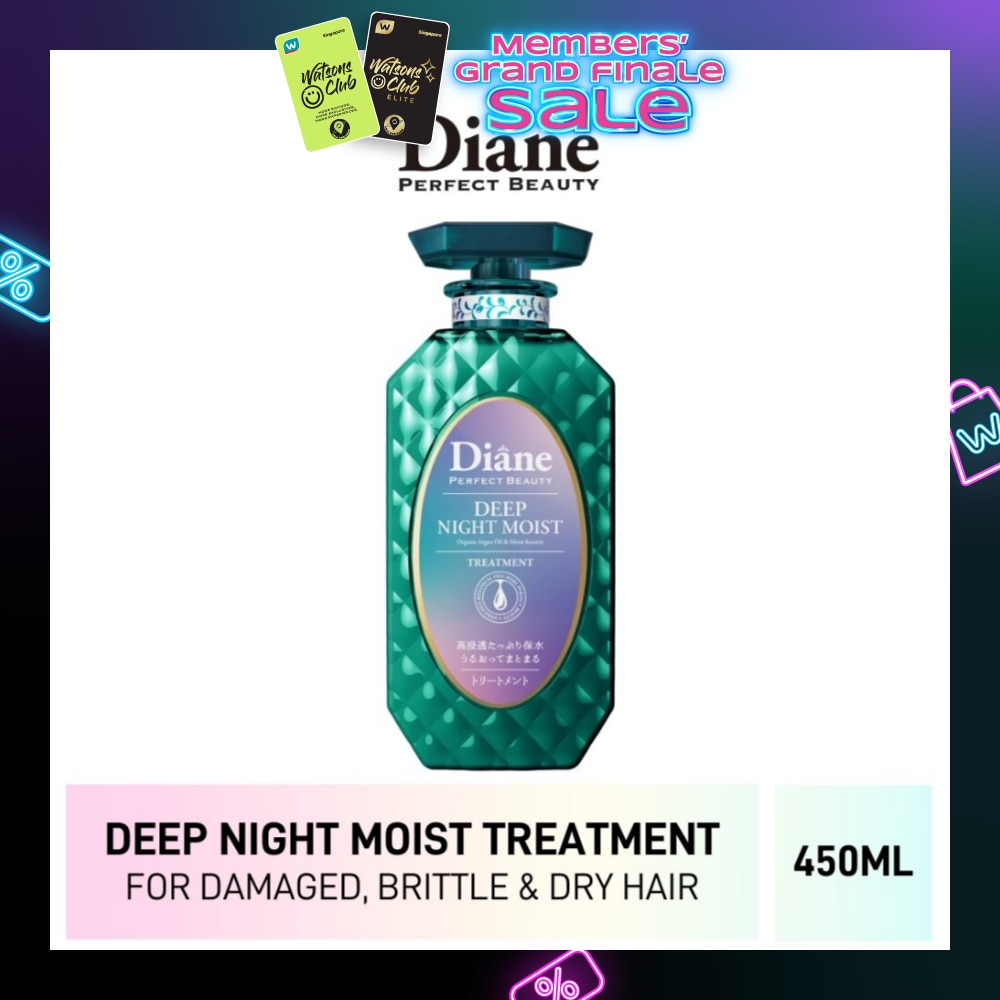 Perfect Beauty Deep Night Moist Treatment (Cleanse & Nourish Scalp + Repairs Brittle + Damaged Hair) 450ml