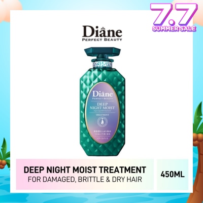 MOIST DIANE Perfect Beauty Deep Night Moist Treatment (Cleanse & Nourish Scalp + Repairs Brittle + Damaged Hair) 450ml
