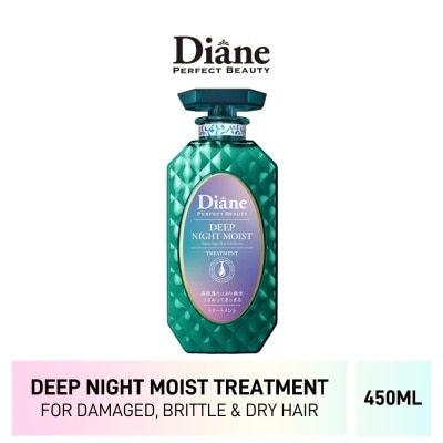 MOIST DIANE Perfect Beauty Deep Night Moist Treatment (Cleanse & Nourish Scalp + Repairs Brittle + Damaged Hair) 450ml