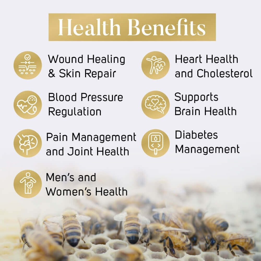 Premium Royal Jelly Extra Strength Dietary Supplement Capsule (For Skin + Joint + Heart + Brain + Immunity) 180s