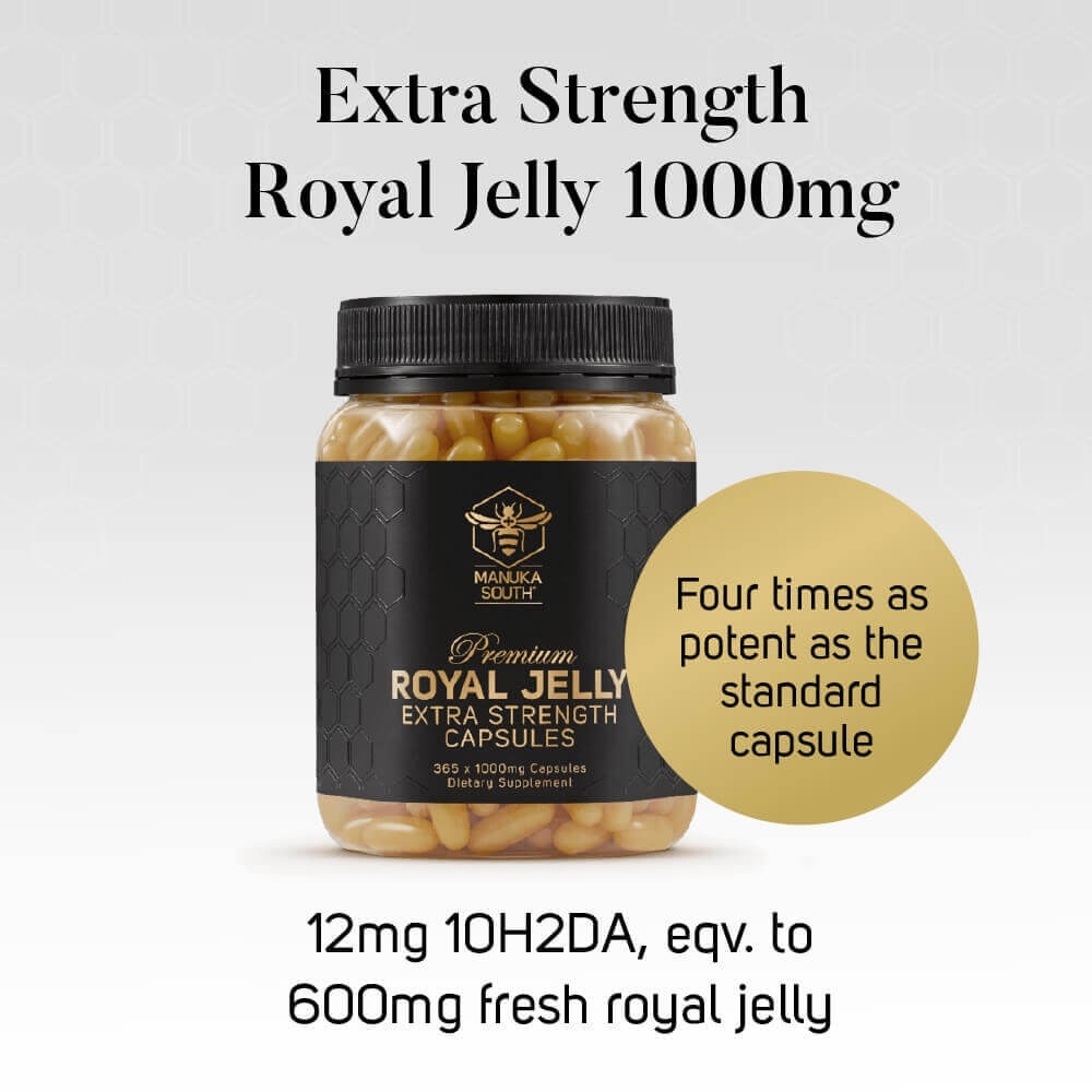 Premium Royal Jelly Extra Strength Dietary Supplement Capsule (For Skin + Joint + Heart + Brain + Immunity) 180s