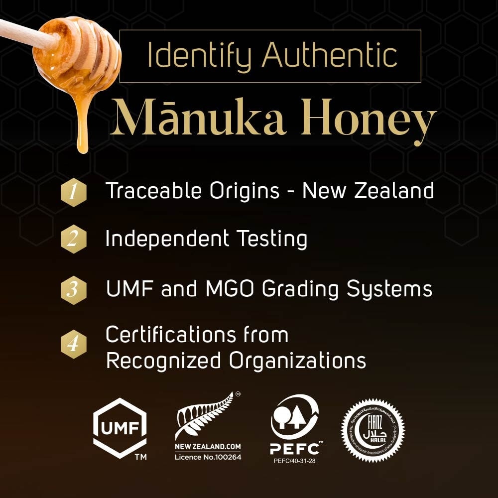 UMF 5+ MGO83 Manuka Honey (Authentic 100% New Zealand Manuka Honey) 500g