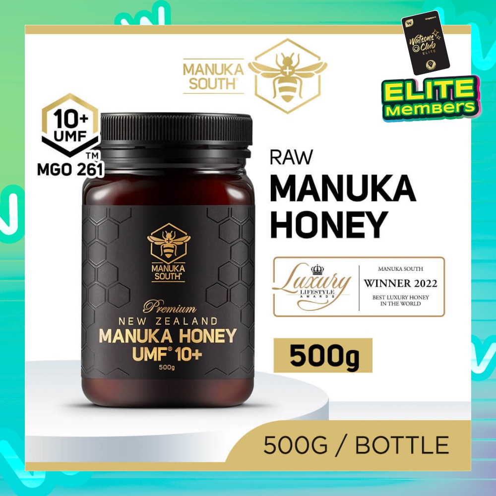 UMF 10+ MGO261 Manuka Honey (Authentic 100% New Zealand Manuka Honey for Immunity + Digestion + Skin Health) 500g
