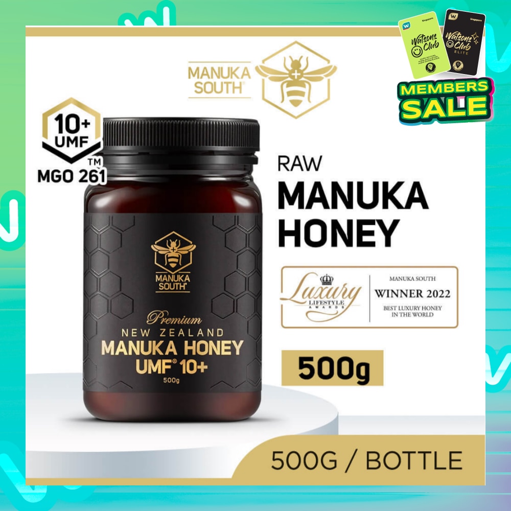 UMF 10+ MGO261 Manuka Honey (Authentic 100% New Zealand Manuka Honey for Immunity + Digestion + Skin Health) 500g