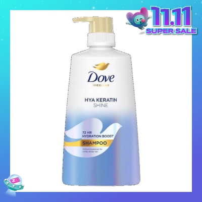 DOVE Micellar Hya Keratin Shine with Hyaluron + Keratin Shampoo 650ml