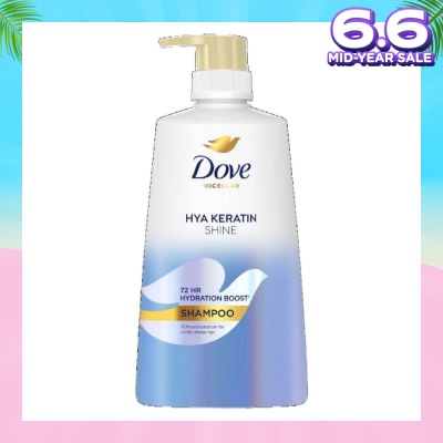 DOVE Micellar Hya Keratin Shine with Hyaluron + Keratin Shampoo 650ml