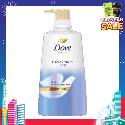 DOVE Micellar Hya Keratin Shine with Hyaluron + Keratin Shampoo 650ml