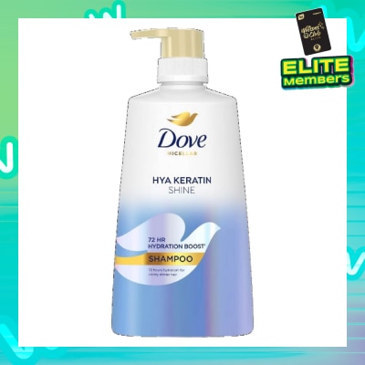 DOVE Micellar Hya Keratin Shine with Hyaluron + Keratin Shampoo 650ml