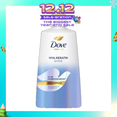 DOVE Micellar Hya Keratin Shine with Hyaluron + Keratin Shampoo 650ml