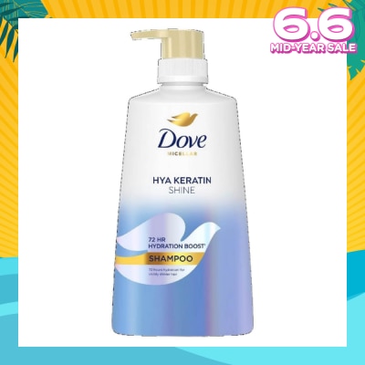 DOVE Micellar Hya Keratin Shine with Hyaluron + Keratin Shampoo 650ml