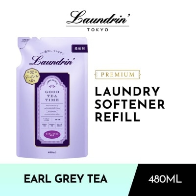 LAUNDRIN Laundry Softener Earl Grey Tea Refill 480ml