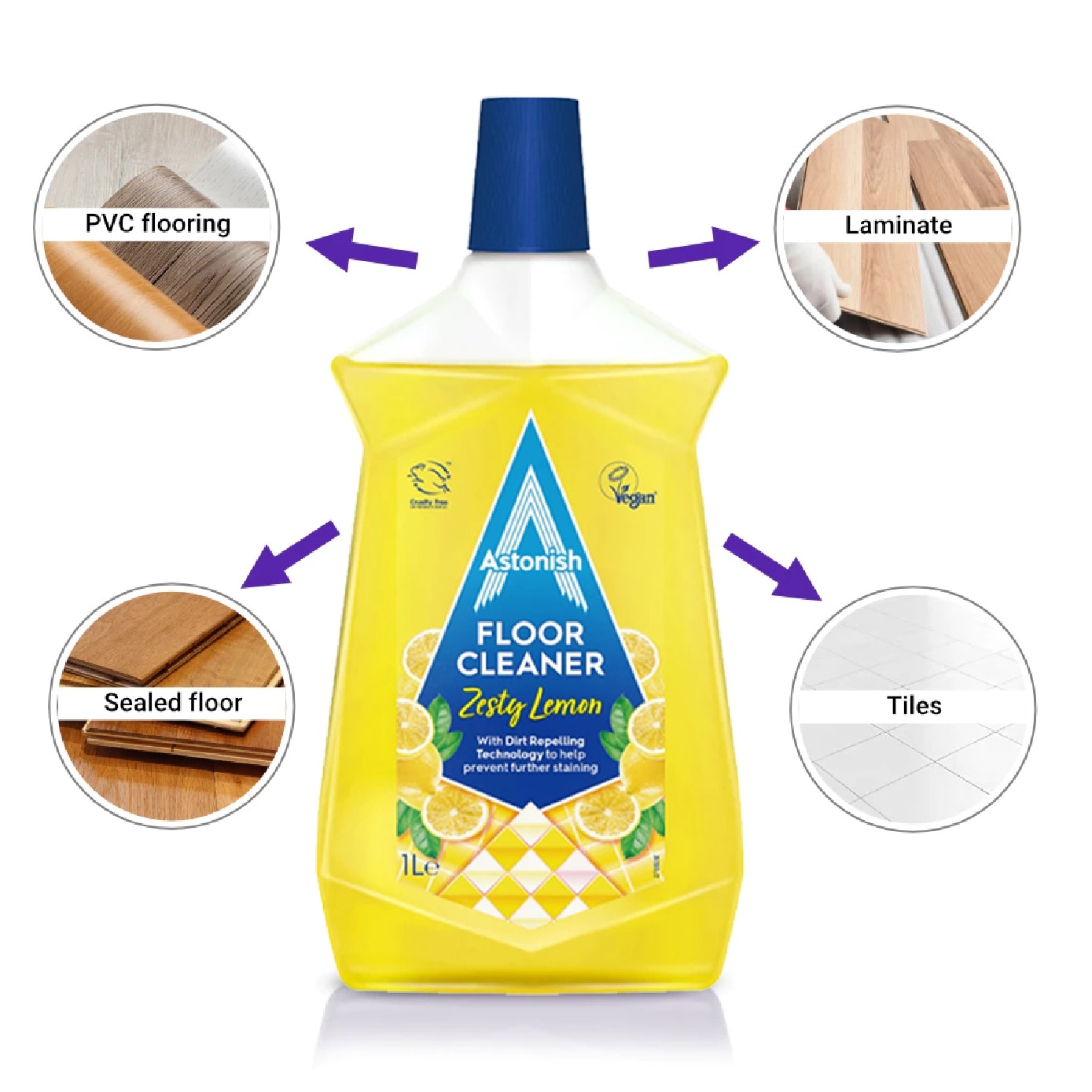 Floor Cleaner Zesty Lemon 1000ml