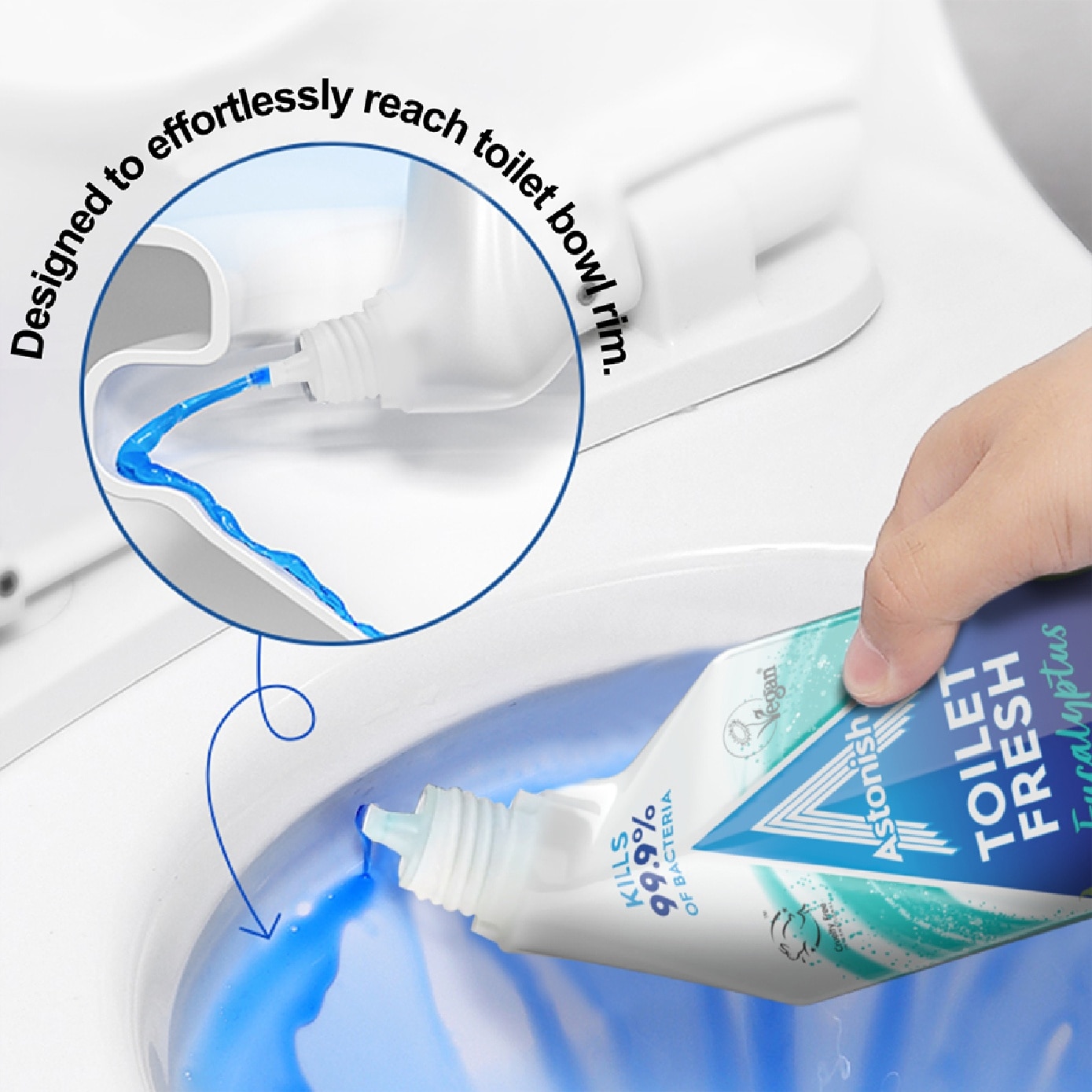Toilet Fresh Gel Eucalyptus 750ml