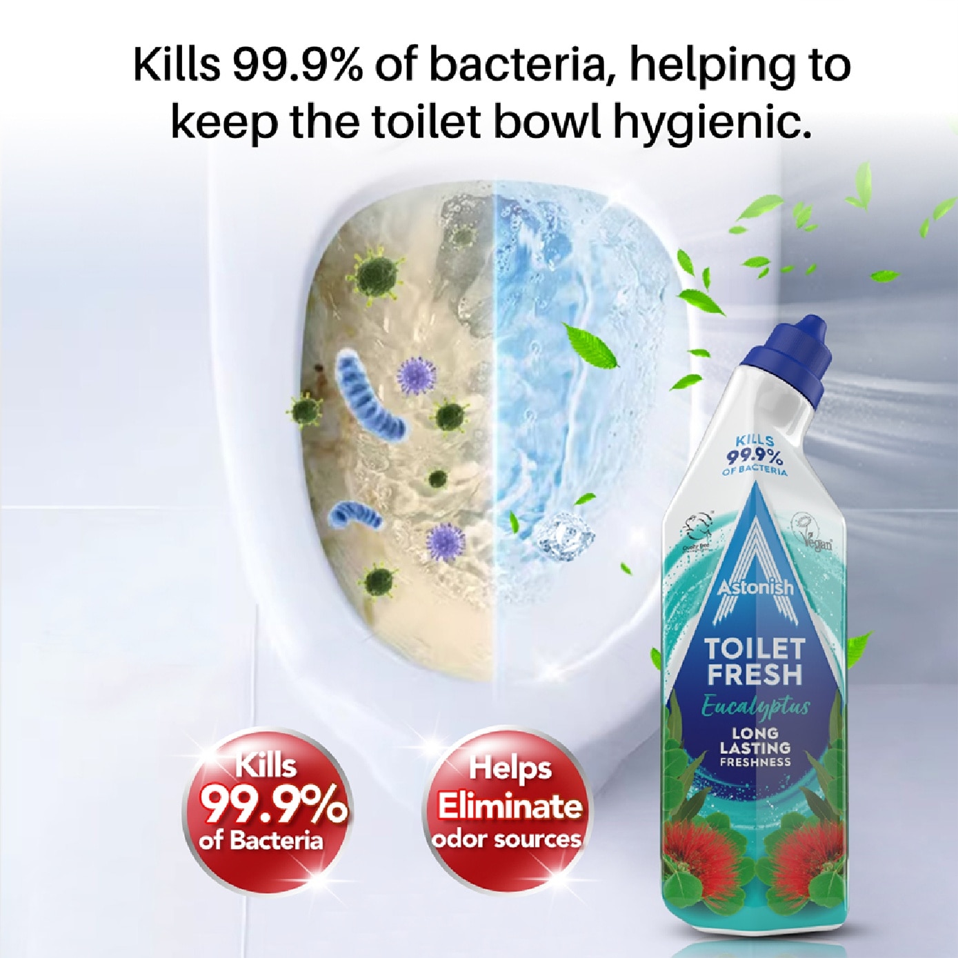 Toilet Fresh Gel Eucalyptus 750ml