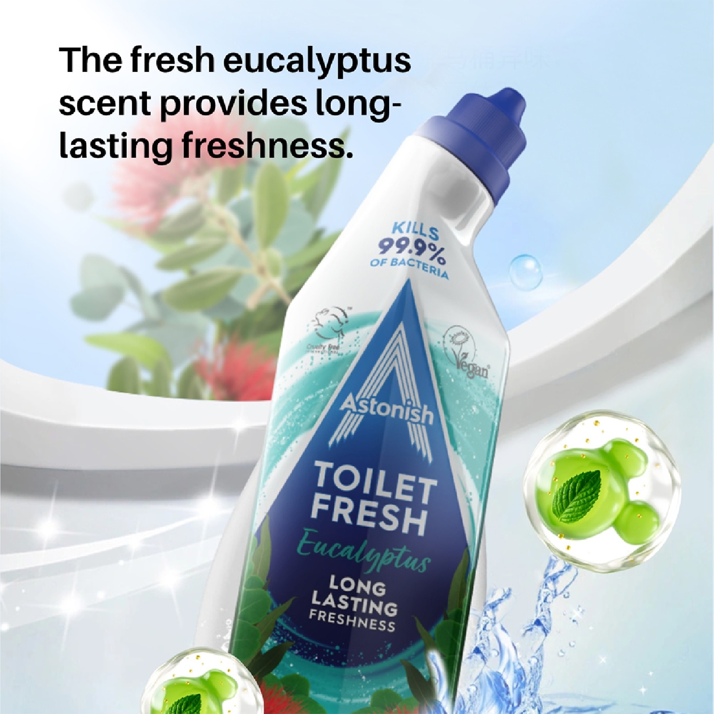 Toilet Fresh Gel Eucalyptus 750ml