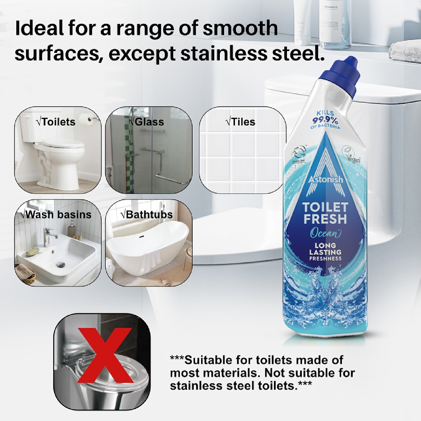 Toilet Fresh Gel Ocean 750ml