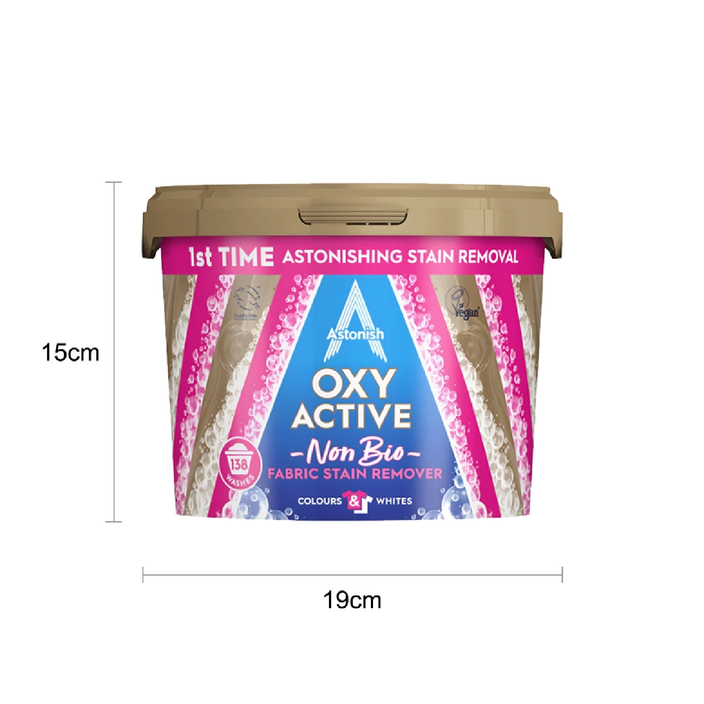 Oxy Active Non-Bio Fabric Stain Remover 3kg