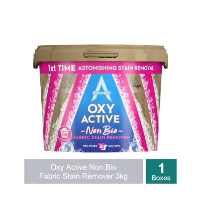 ASTONISH - Oxy Active Non-Bio Fabric Stain Remover 3kg