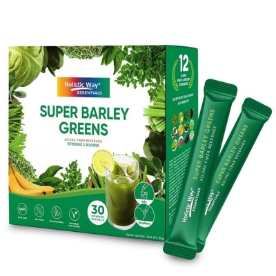 HOLISTIC WAY Essentials Super Barley Greens Powder Sachet 30s