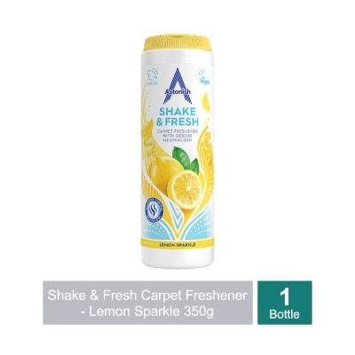 ASTONISH - Shake & Fresh Carpet Freshener Lemon Sparkle 350g