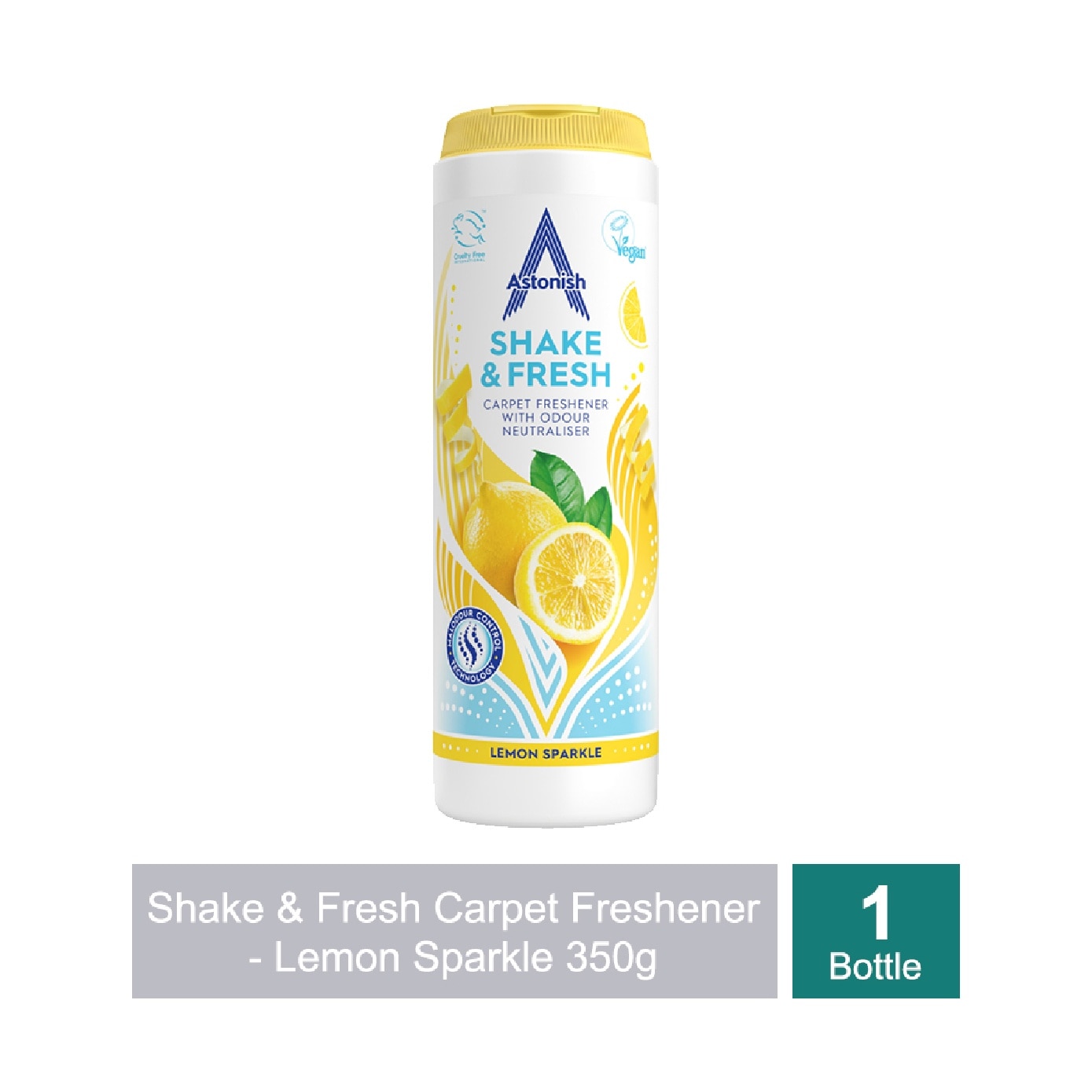 Shake & Fresh Carpet Freshener Lemon Sparkle 350g