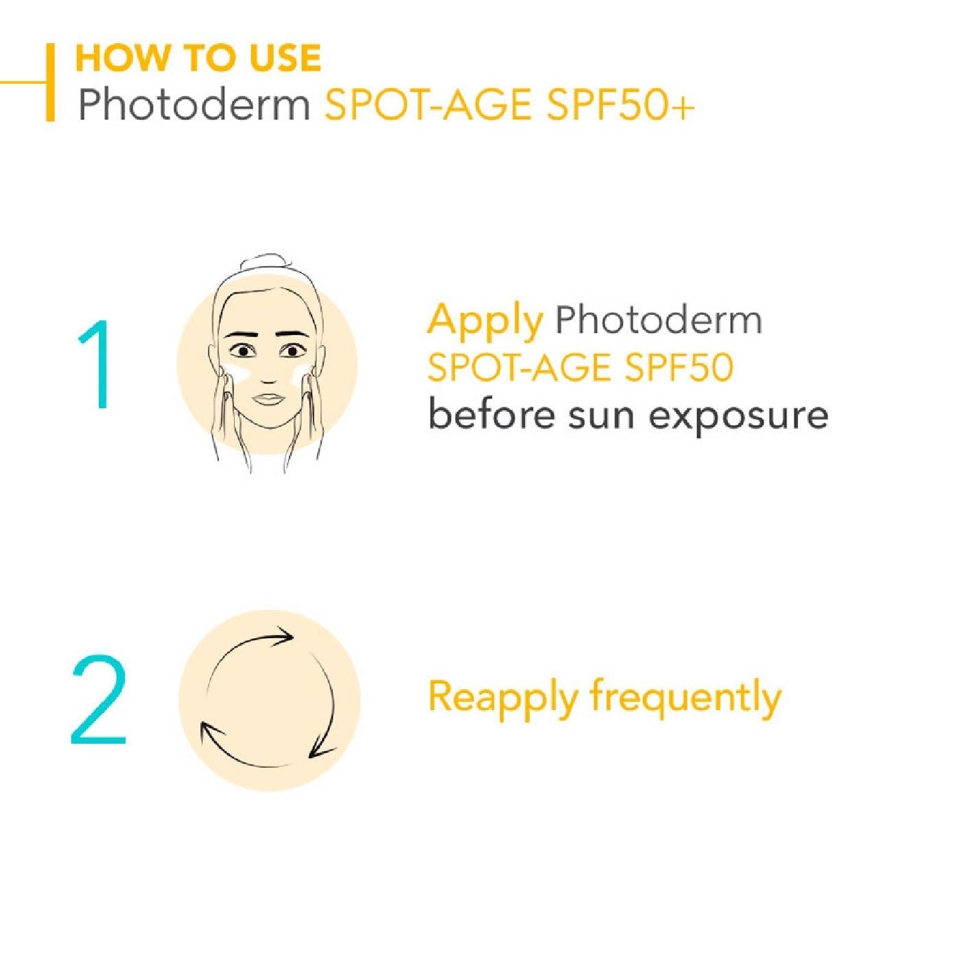 Photoderm Spot-Age SPF50+ Anti-Dark Spot & Anti-Wrinkle Facial Sunscreen (For Sensitive Skin) 40ml