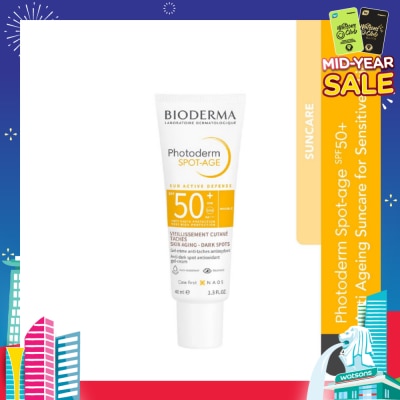 BIODERMA Photoderm Spot-Age SPF50+ Anti-Dark Spot & Anti-Wrinkle Facial Sunscreen (For Sensitive Skin) 40ml