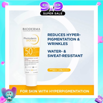 BIODERMA - Photoderm Spot-Age SPF50+ Anti-Dark Spot & Anti-Wrinkle Facial Sunscreen (For Sensitive Skin) 40ml image